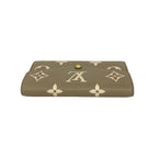 Louis Vuitton Portefeuille Sarah NM Monogram Empreinte Leather Wallet Beige — view 3