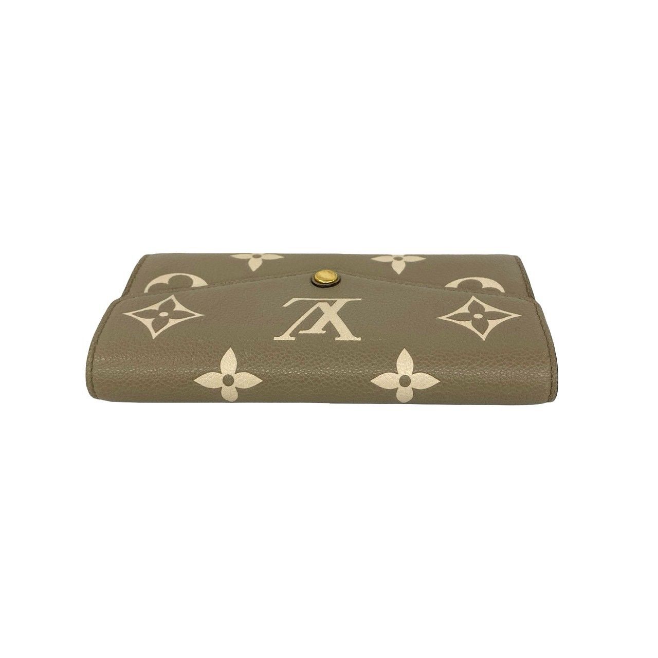 Louis Vuitton Portefeuille Sarah NM Monogram Empreinte Leather Wallet Beige — view 3