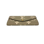 Louis Vuitton Portefeuille Sarah NM Monogram Empreinte Leather Wallet Beige — view 6