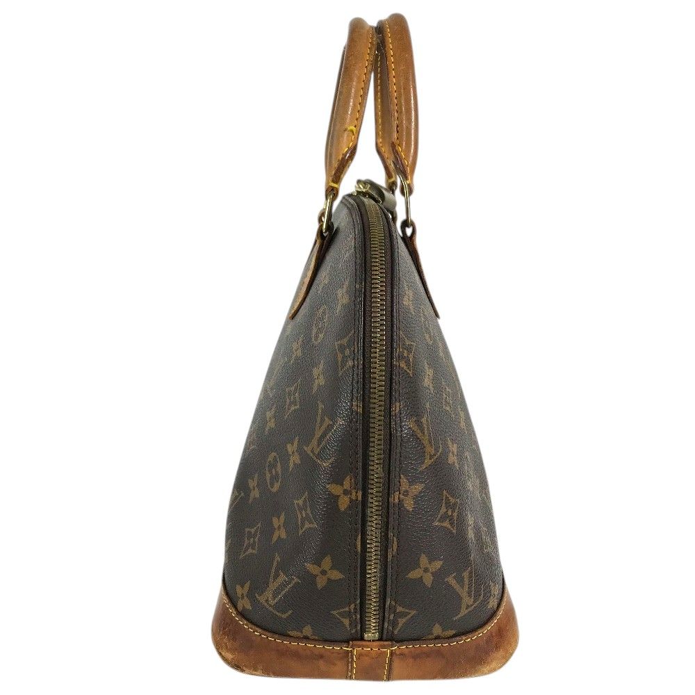 Louis Vuitton Handbag Alma Vintage Shape Monogram Canvas Brown — view 3