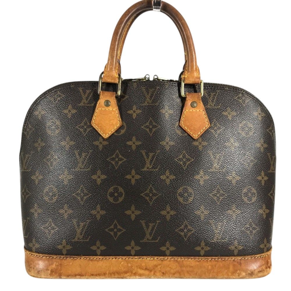 Louis Vuitton Handbag Alma Vintage Model Monogram Canvas Brown