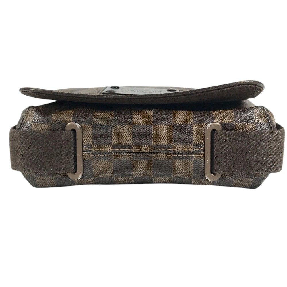 Louis Vuitton Shoulder Bag Brooklyn PM Damier Canvas Ebene Brown — view 4