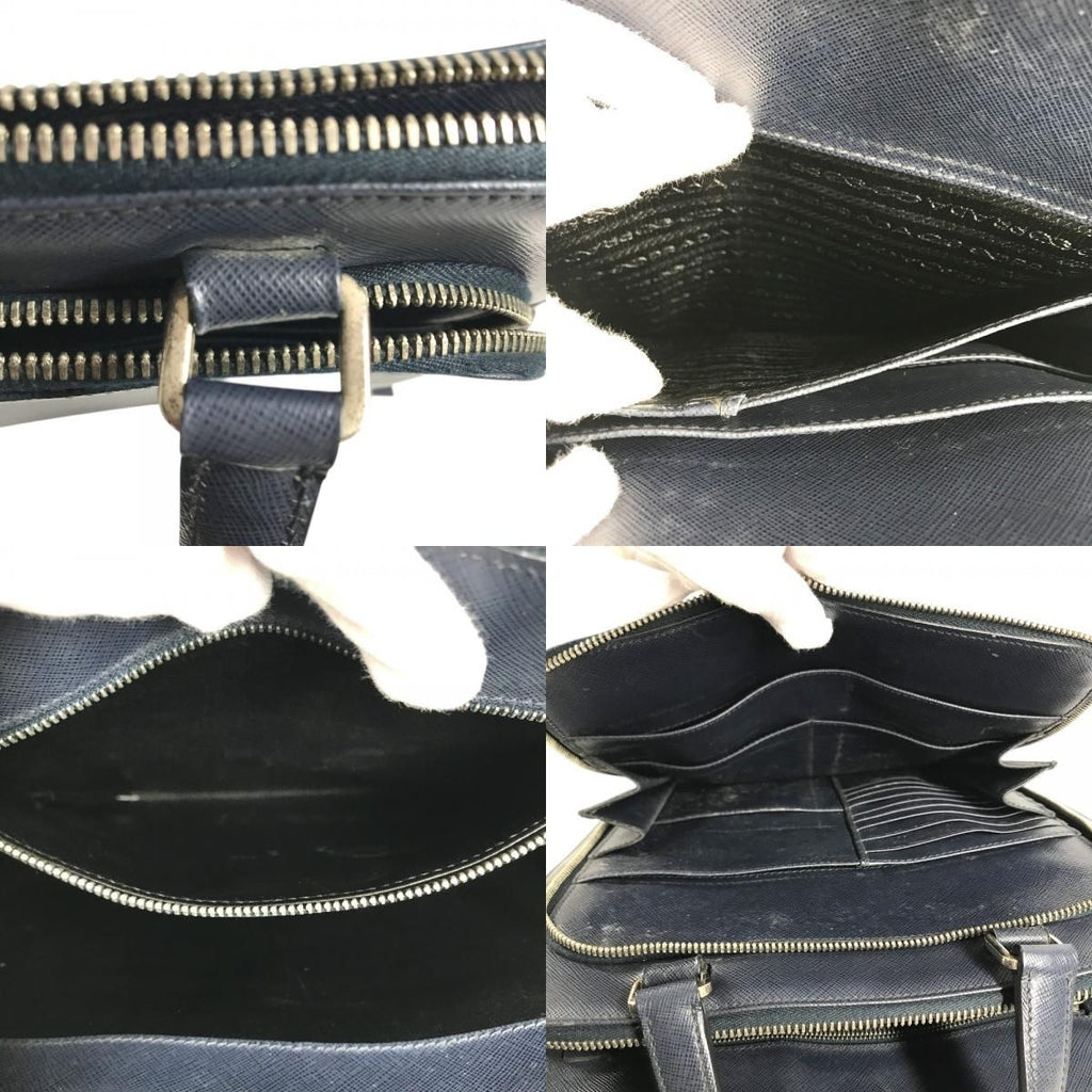 Prada Business Bag Saffiano Leather Blue — view 8