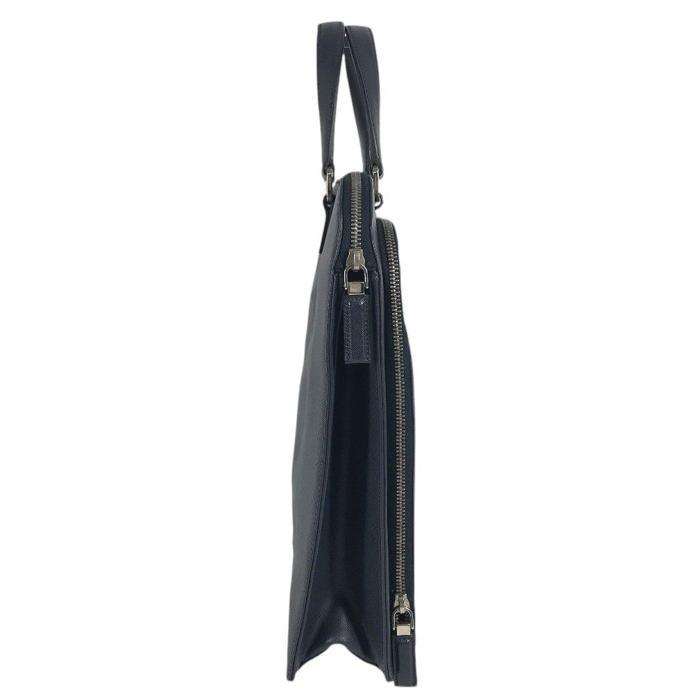 Prada Business Bag Saffiano Leather Blue — view 3