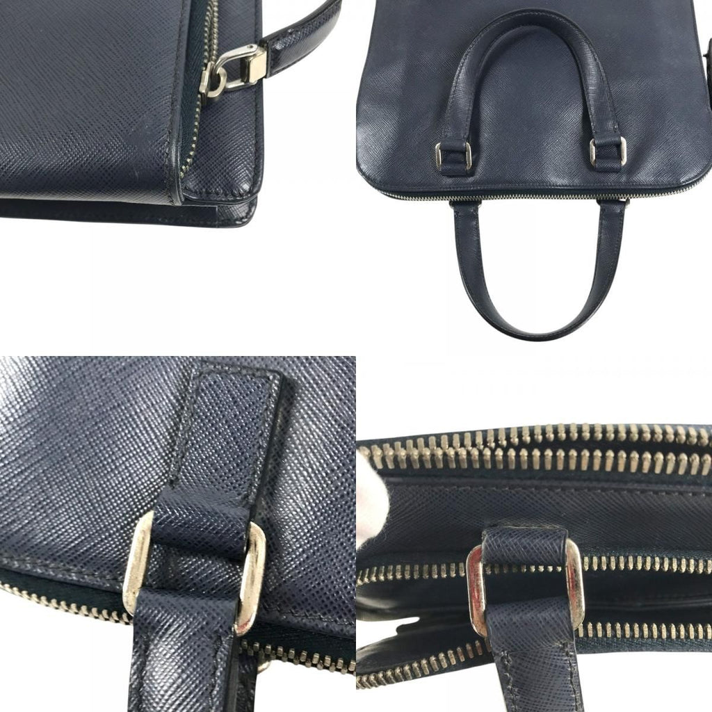 Prada Business Bag Saffiano Leather Blue — view 7