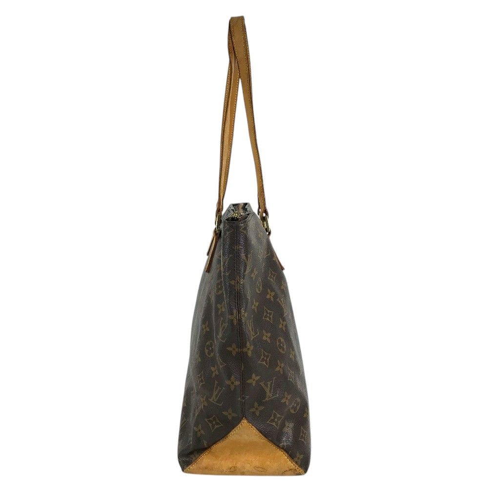 Louis Vuitton Shoulder Bag Cabas Mezzo Monogram Canvas Brown — view 3