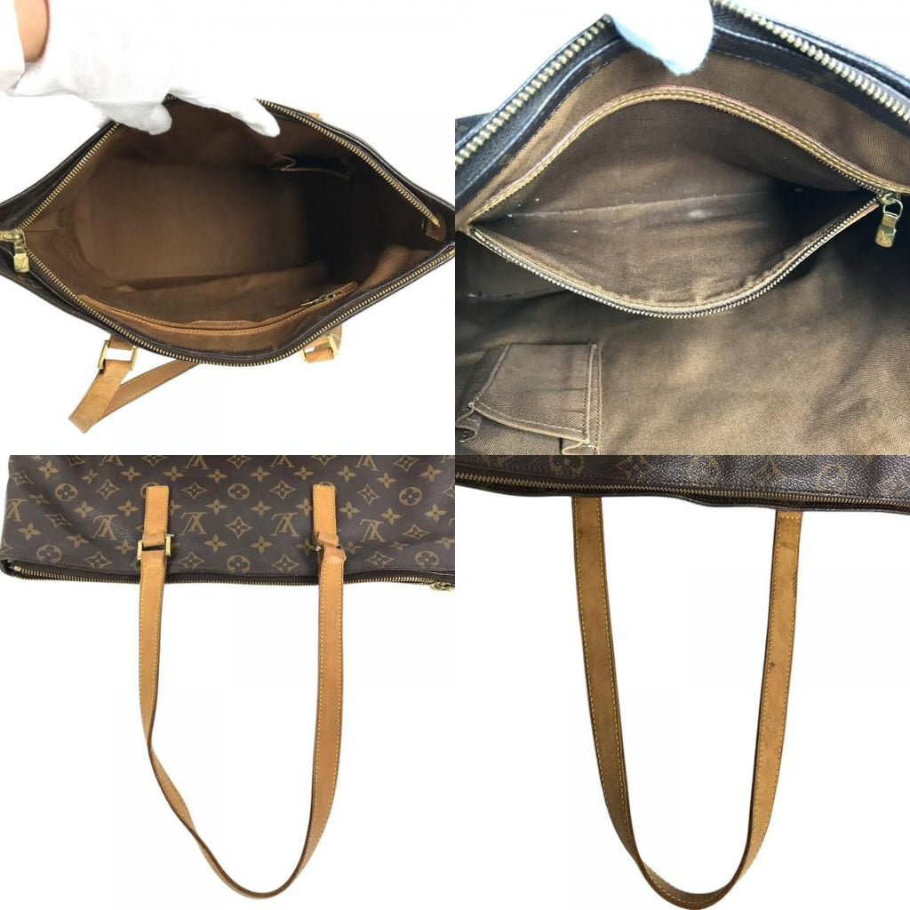 Louis Vuitton Shoulder Bag Cabas Mezzo Monogram Canvas Brown — view 8