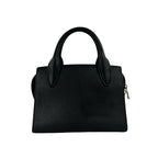Prada Kristen Triangle Logo Saffiano Leather 2-Way Shoulder Bag Black — view 3
