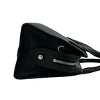 Prada Kristen Triangle Logo Saffiano Leather 2-Way Shoulder Bag Black — view 6