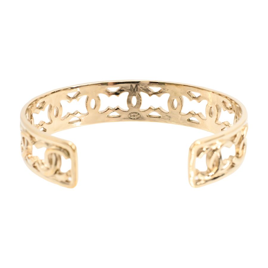 Chanel Bangle Bracelet Gold — view 3
