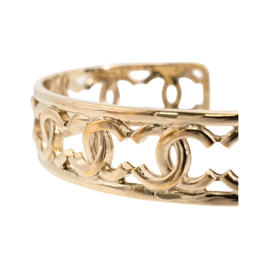 Chanel Bangle Bracelet Gold — view 2