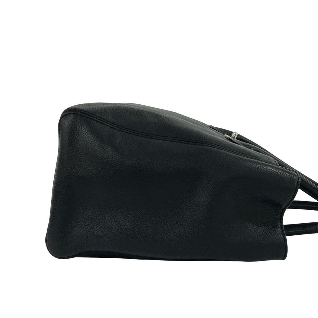 Chanel Executive Tote Caviar Leather 2-Way Shoulder Bag Black — view 6