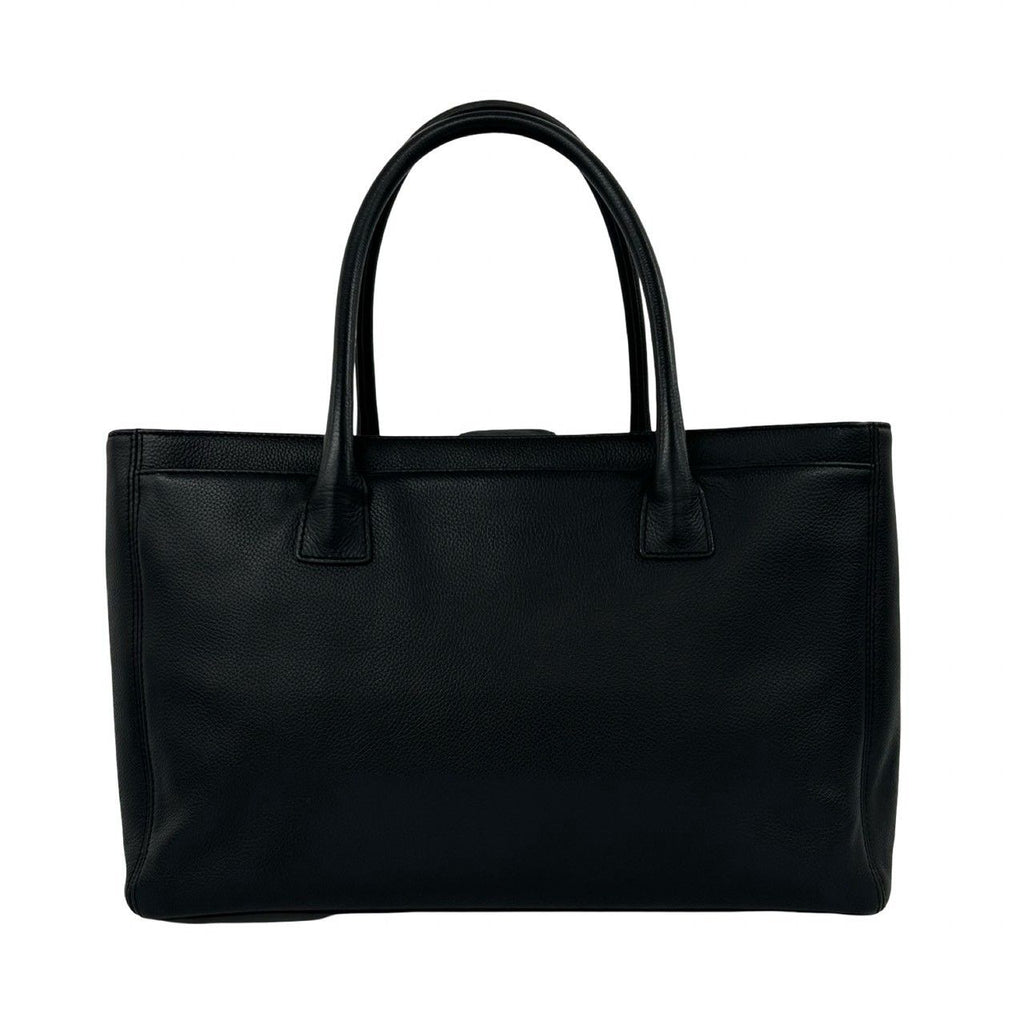 Chanel Executive Tote Caviar Leather 2-Way Shoulder Bag Black — view 3