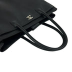 Chanel Executive Tote Caviar Leather 2-Way Shoulder Bag Black — view 4