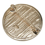 Chanel CC Logo Brooch Gold Rhinestone Plated — view 2
