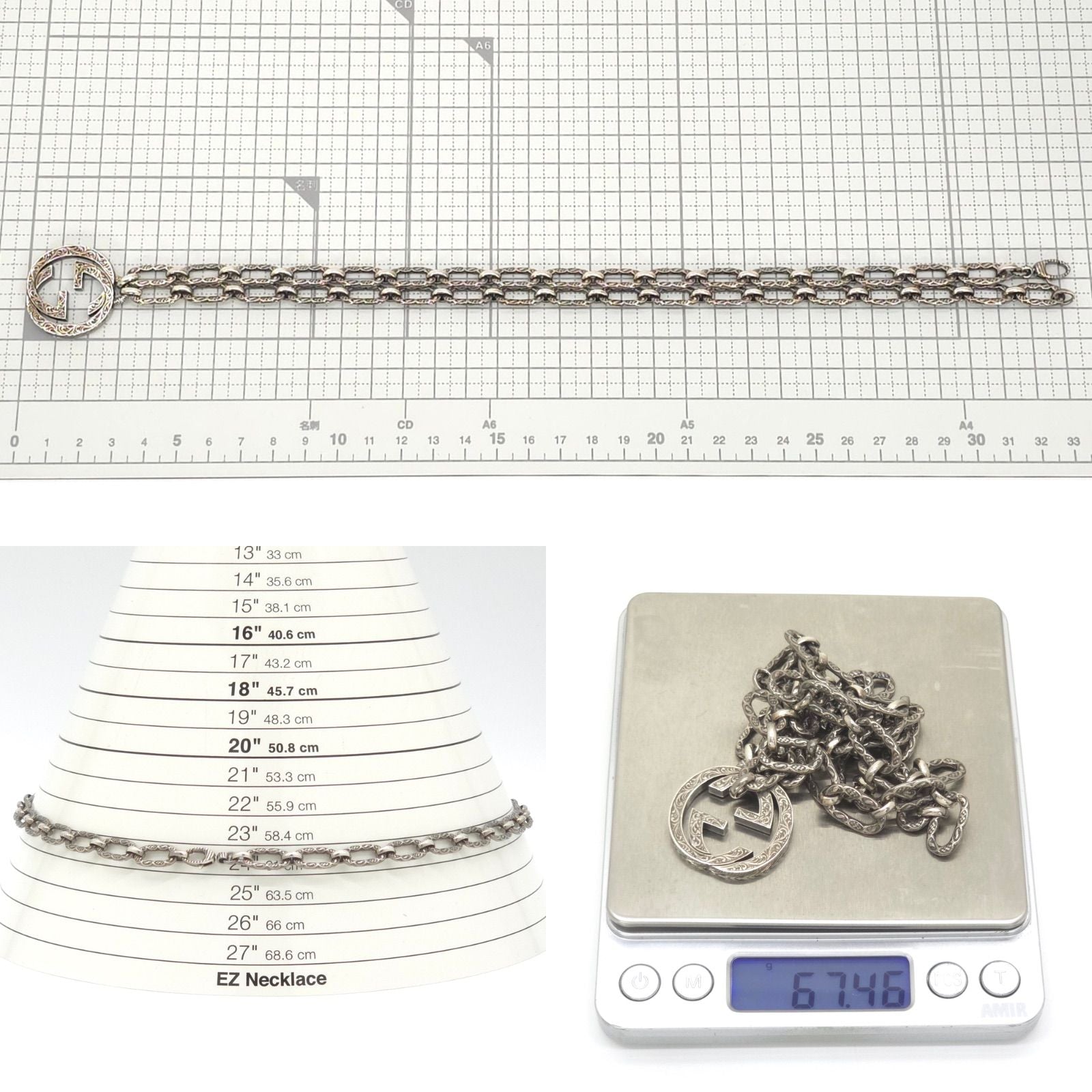 Gucci Interlocking G Necklace Arabesque — view 7