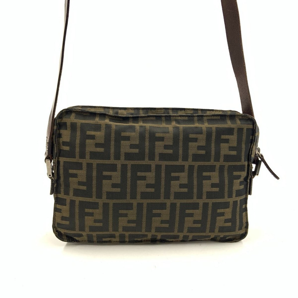 Fendi Zucca Shoulder Bag Brown — view 2