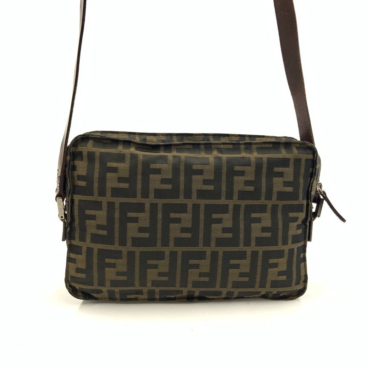 Fendi Zucca Shoulder Bag Brown — view 2
