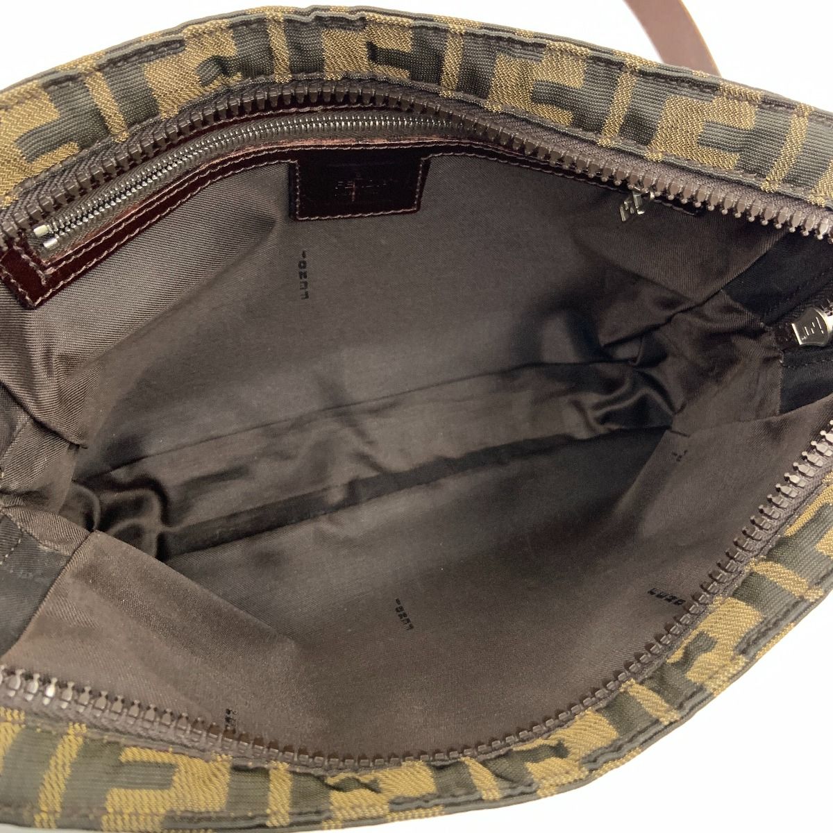 Fendi Zucca Shoulder Bag Brown — view 7