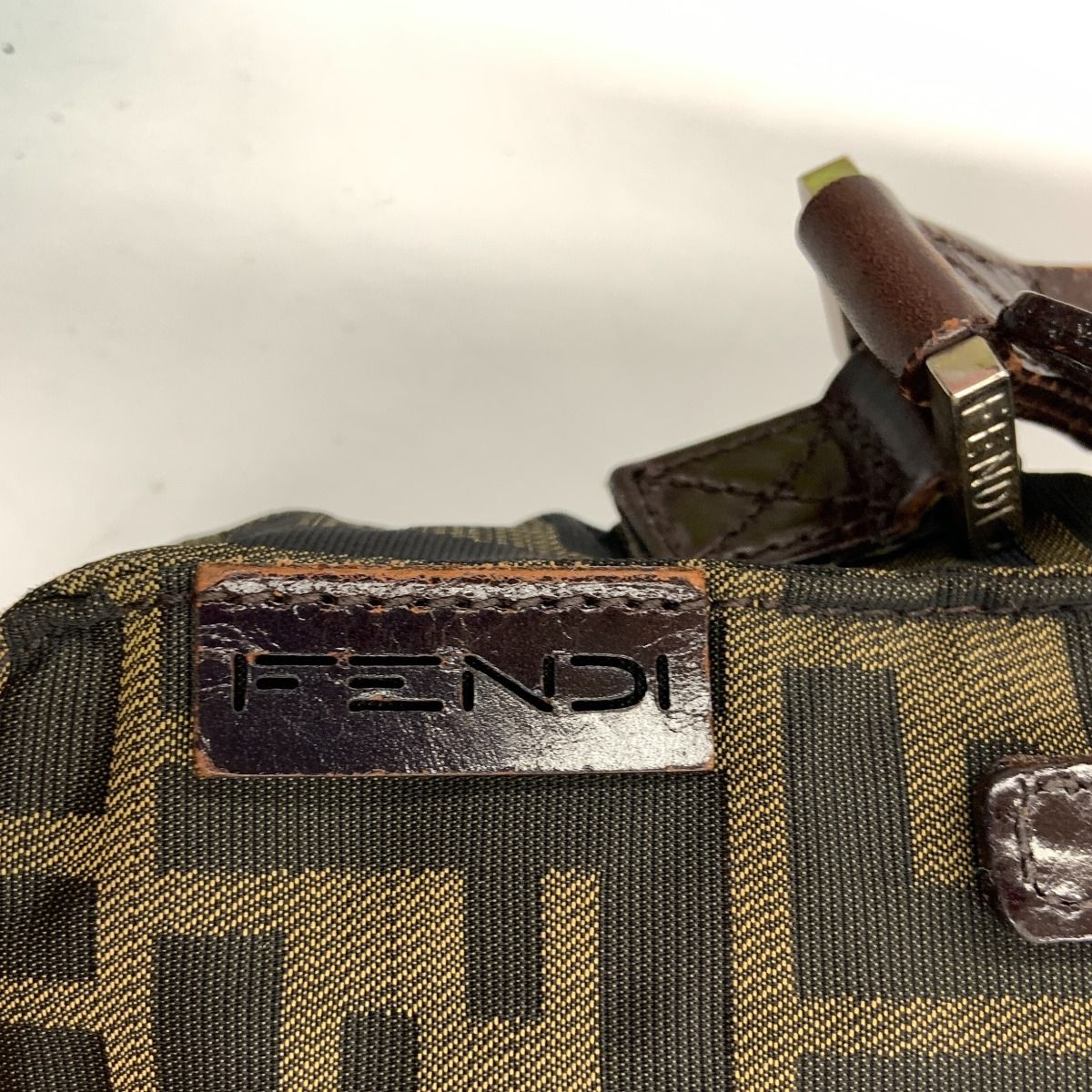 Fendi Zucca Shoulder Bag Brown — view 6