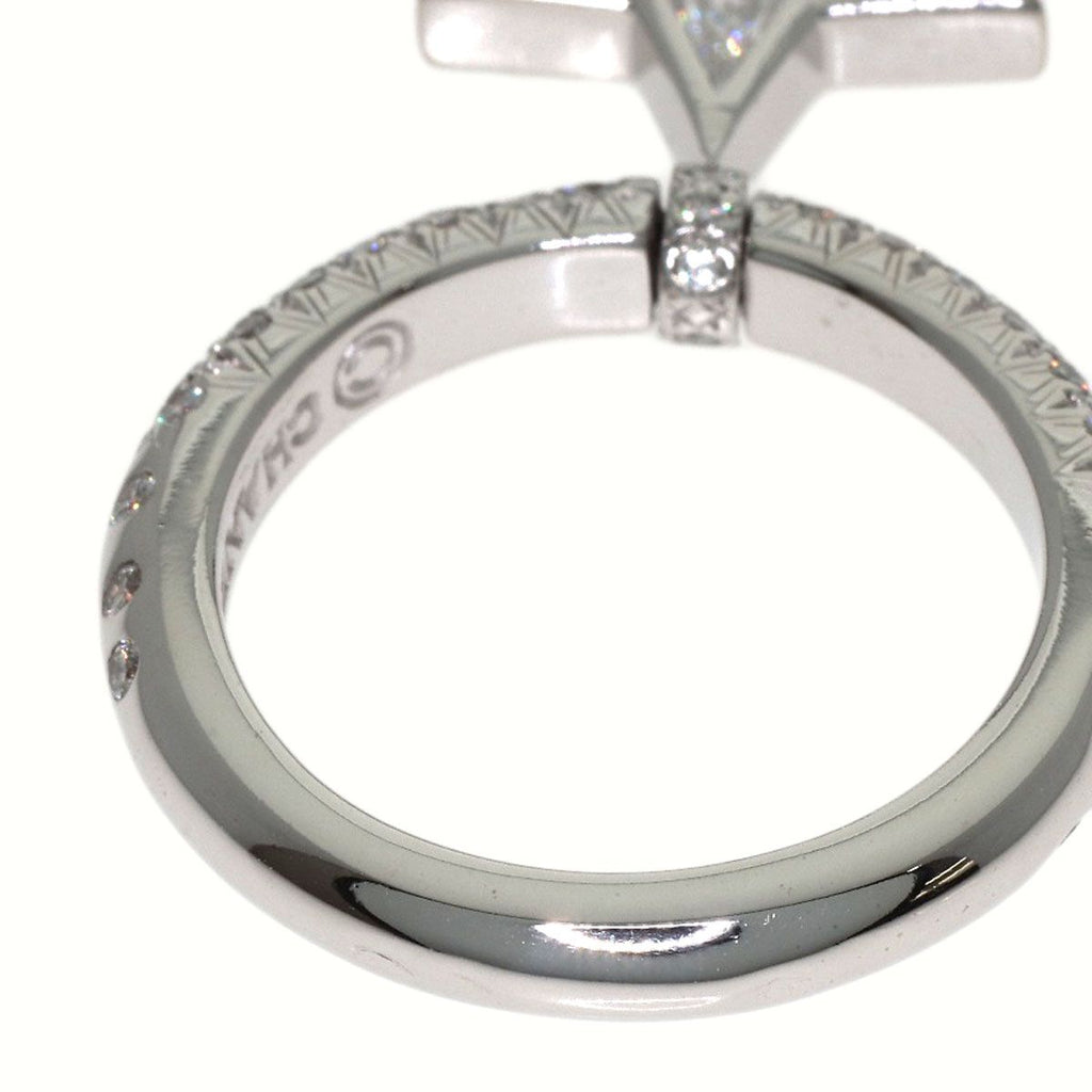 Chanel Comet Diamond Ring 18k White Gold — view 8