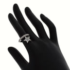 Chanel Comet Diamond Ring 18k White Gold — view 7