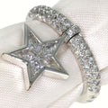 Chanel Comet Diamond Ring 18k White Gold