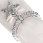 Chanel Comet Diamond Ring 18k White Gold — view 2