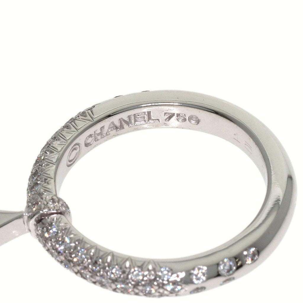 Chanel Comet Diamond Ring 18k White Gold — view 5