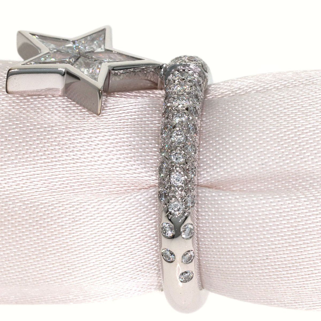 Chanel Comet Diamond Ring 18k White Gold — view 3