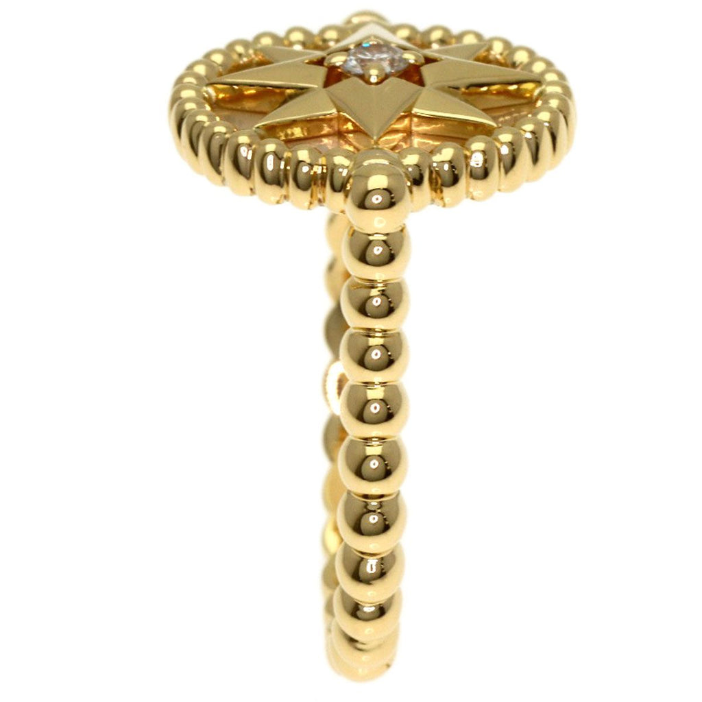 Dior Rose des Vents White Shell Diamond 48 Ring 18k Yellow Gold — view 3