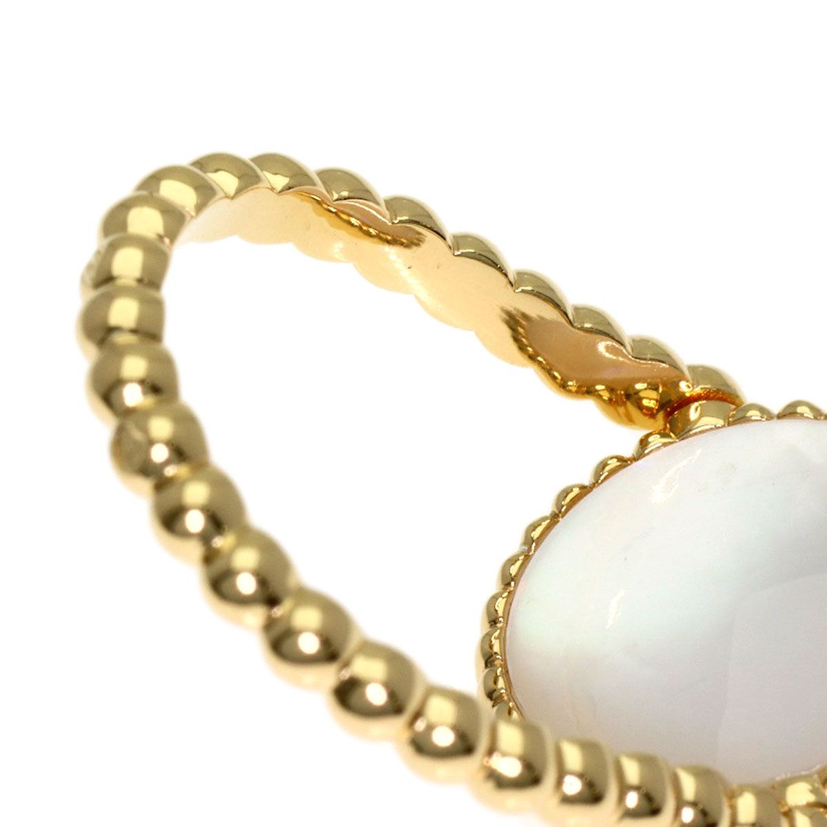 Dior Rose des Vents White Shell Diamond 48 Ring 18k Yellow Gold — view 8