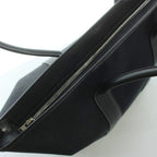 Hermes Garden Zip MM Tote Bag Toile Officier Leather Black — view 6