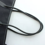 Hermes Garden Zip MM Tote Bag Toile Officier Leather Black — view 7