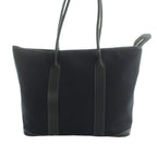 Hermes Garden Zip MM Tote Bag Toile Officier Leather Black — view 3
