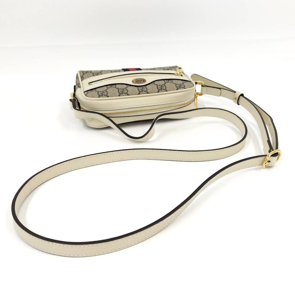 Gucci Ophidia GG Supreme Mini Shoulder Bag — view 4