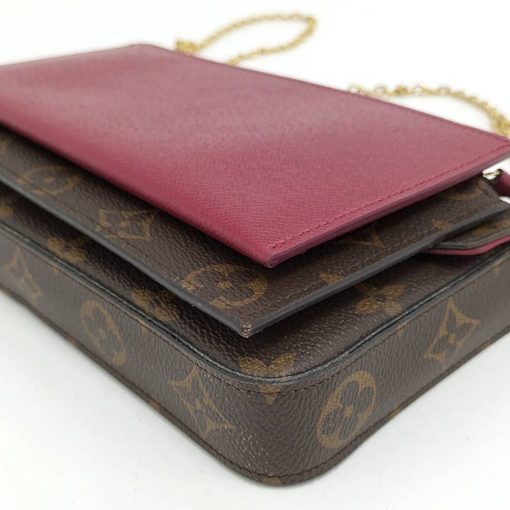 Louis Vuitton Pochette Felicie Monogram Fuchsia — view 3