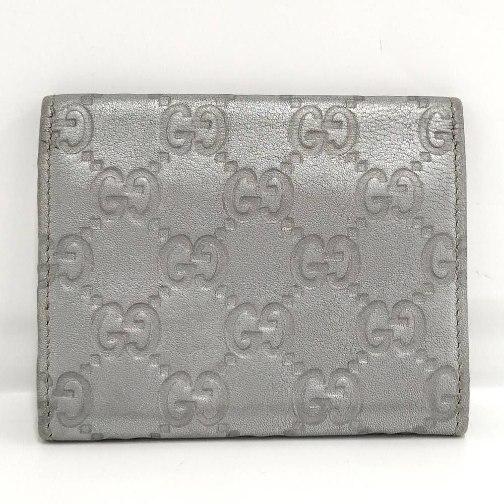 Gucci Card Case Guccissima Silver 4276 — view 3