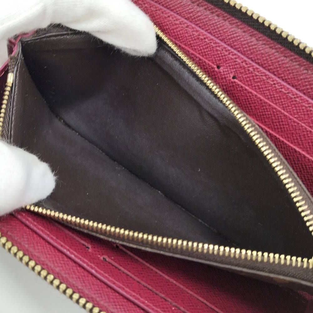 Louis Vuitton Portefeuille Clemence Monogram Fuchsia Wallet — view 7