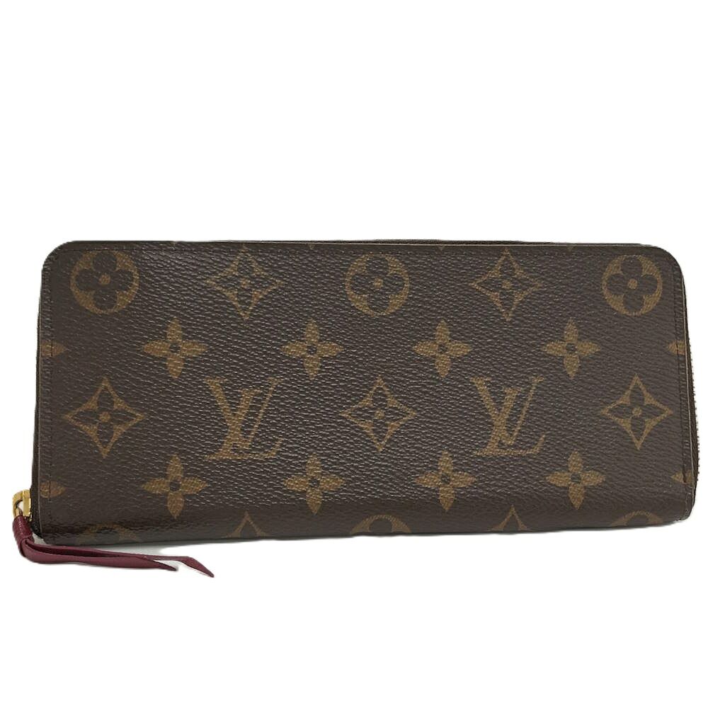 Louis Vuitton Portefeuille Clemence Monogram Fuchsia Wallet