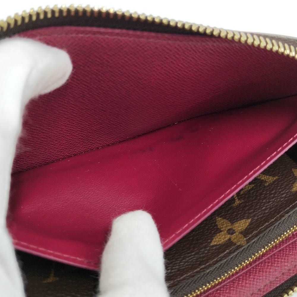 Louis Vuitton Portefeuille Clemence Monogram Fuchsia Wallet — view 8