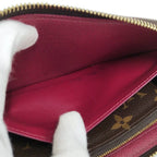 Louis Vuitton Portefeuille Clemence Monogram Fuchsia Wallet — view 8
