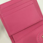 Chanel Compact Wallet Caviar Leather Pink — view 7