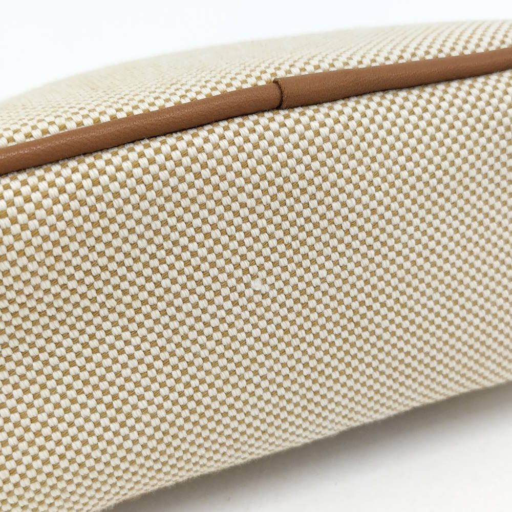Hermes Bolide Casaque Mini Pouch Canvas Beige — view 6