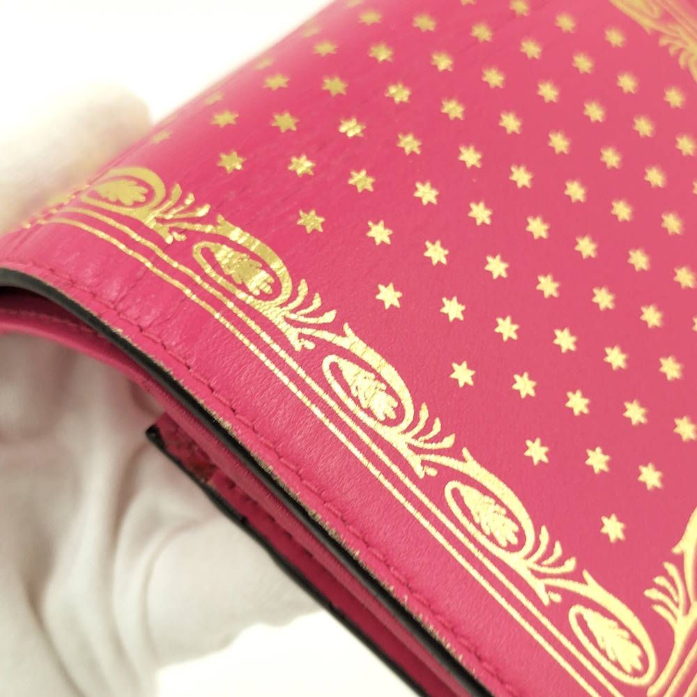 Gucci Bifold Wallet Leather Pink — view 5