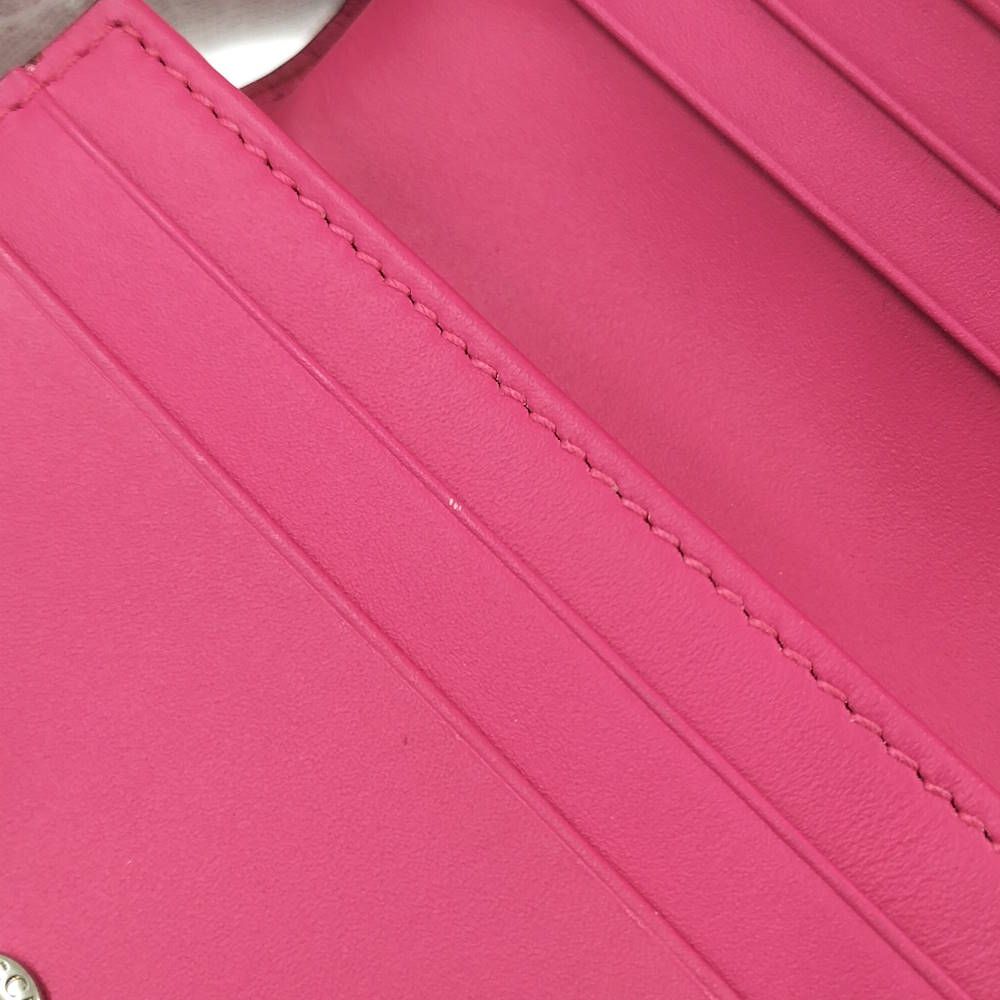 Gucci Bifold Wallet Leather Pink — view 7