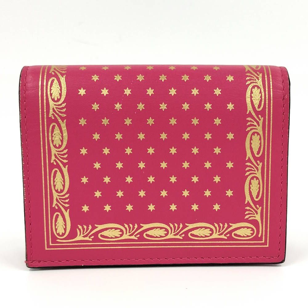 Gucci Bifold Wallet Leather Pink — view 3