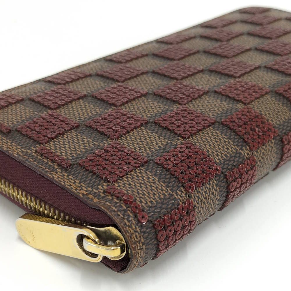 Louis Vuitton Zippy Wallet Zip Around Damier Paillette Sequins — view 5