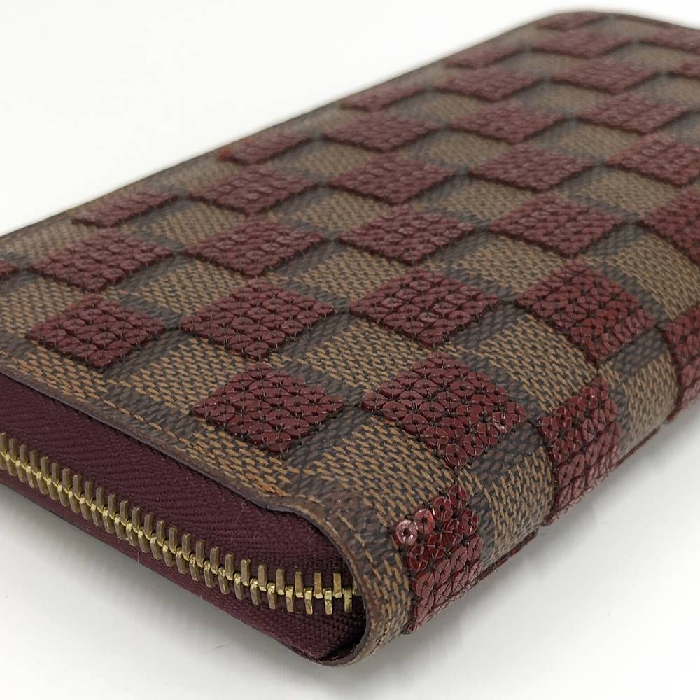 Louis Vuitton Zippy Wallet Zip Around Damier Paillette Sequins — view 6