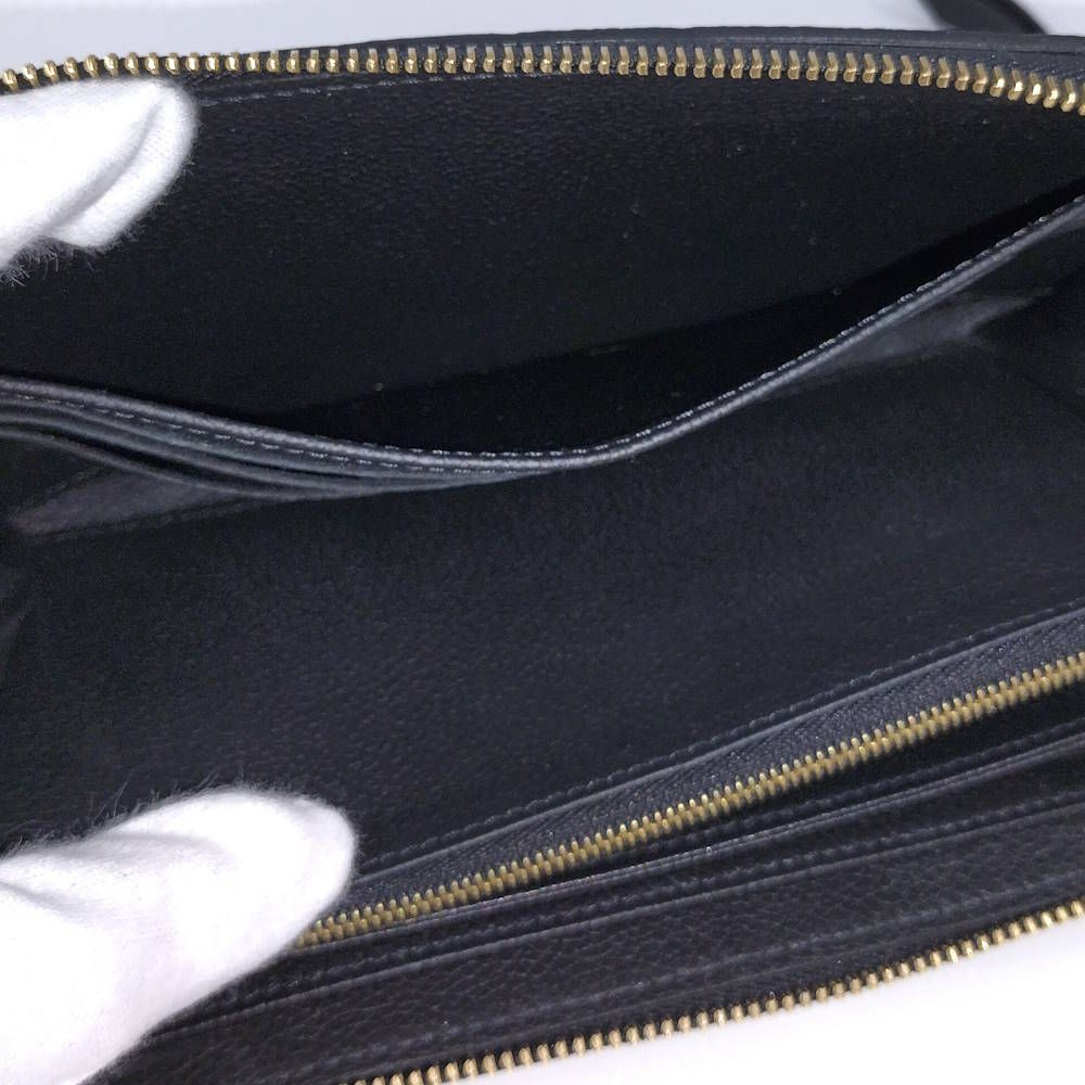 Louis Vuitton Zippy Wallet Monogram Empreinte Noir — view 7